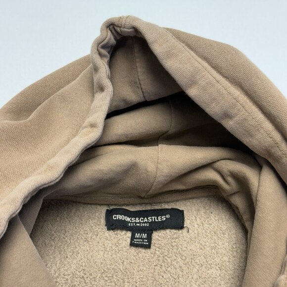 Crooks & Castles Hoodie Sweatshirt Mens Medium Brown - Picture 7 of 10